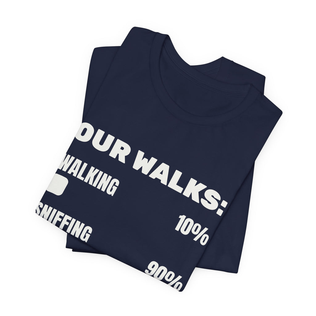 Our Walks: Sniffing 90% Tee (Dark)