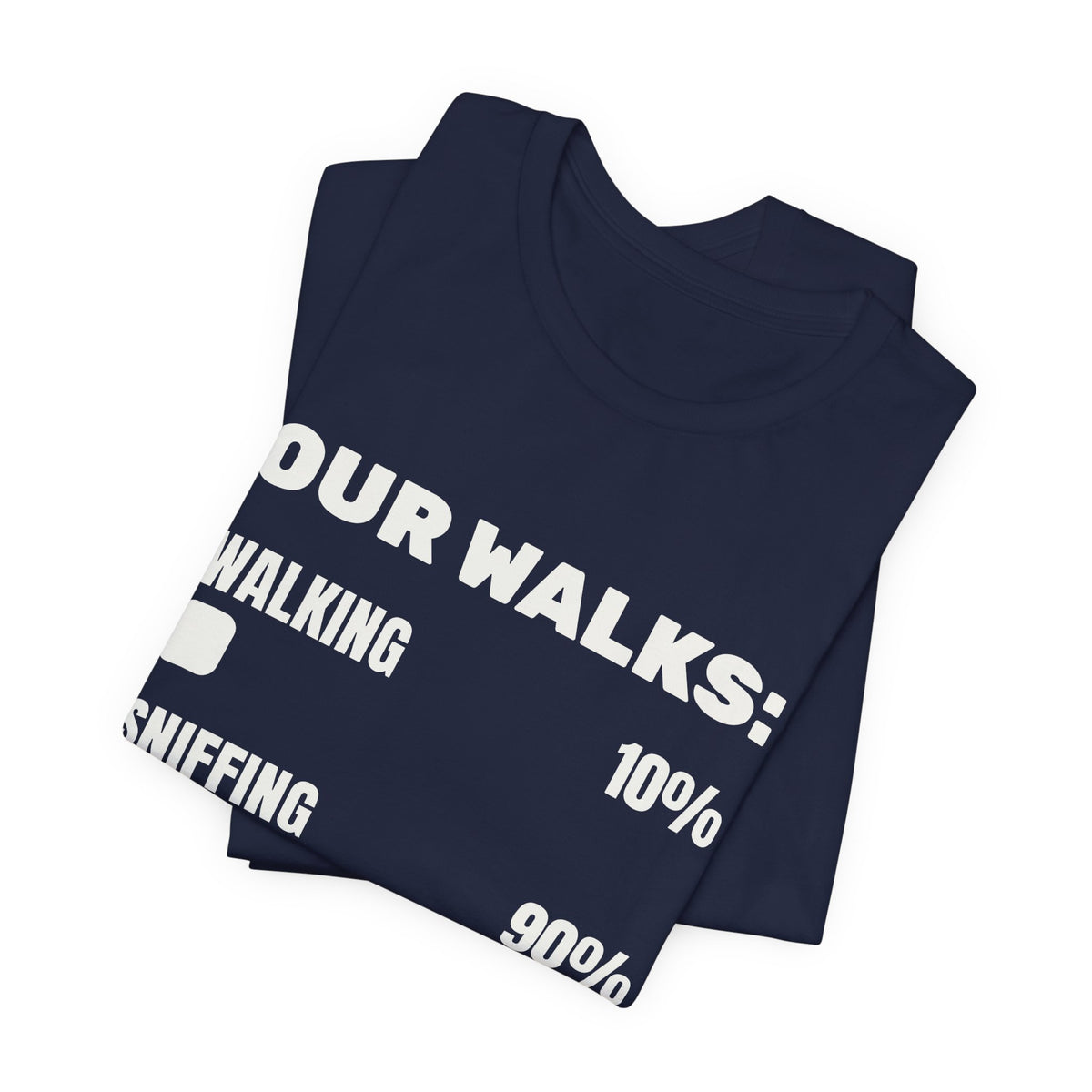 Our Walks: Sniffing 90% Tee (Dark)