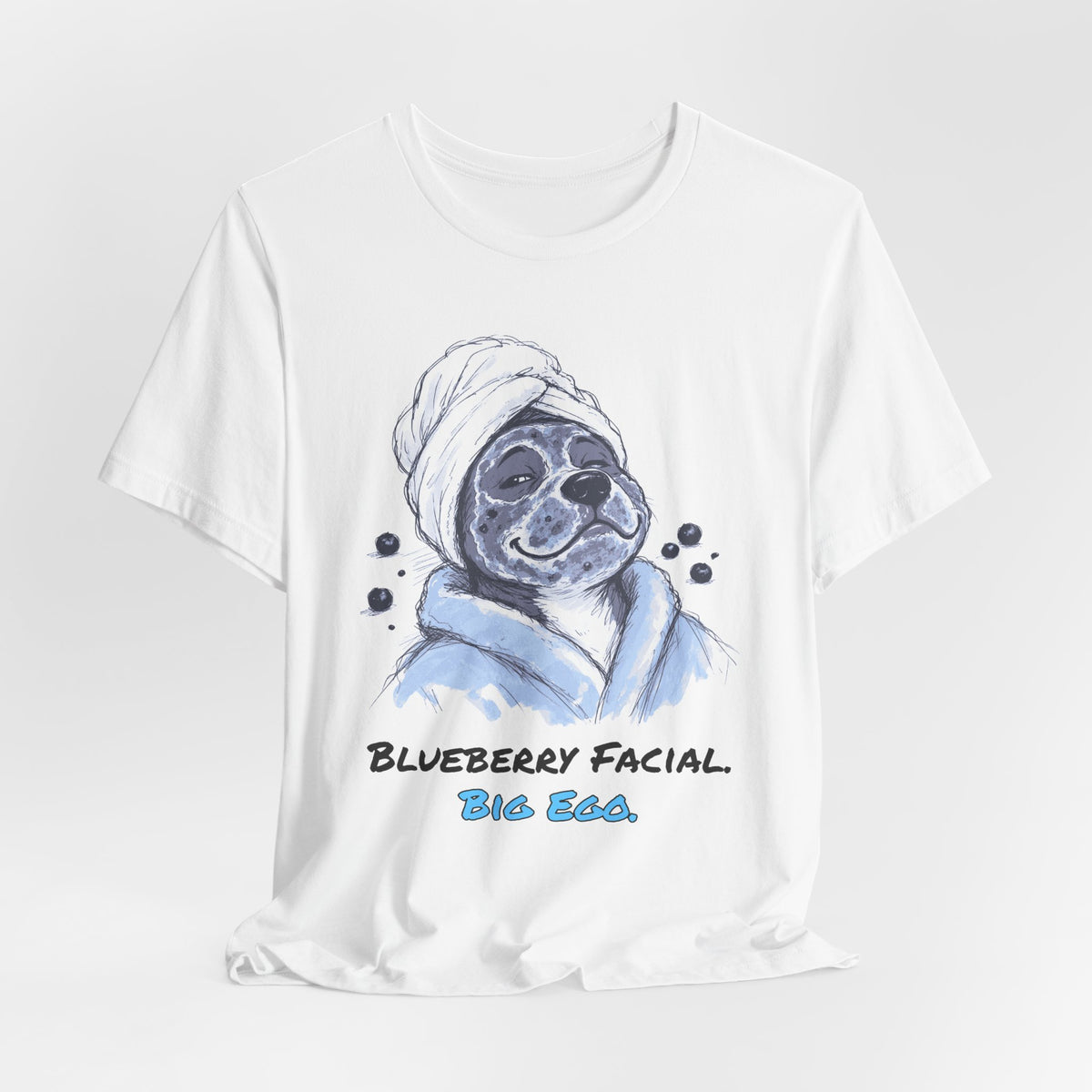 Blueberry Facial. Big Ego. Tee