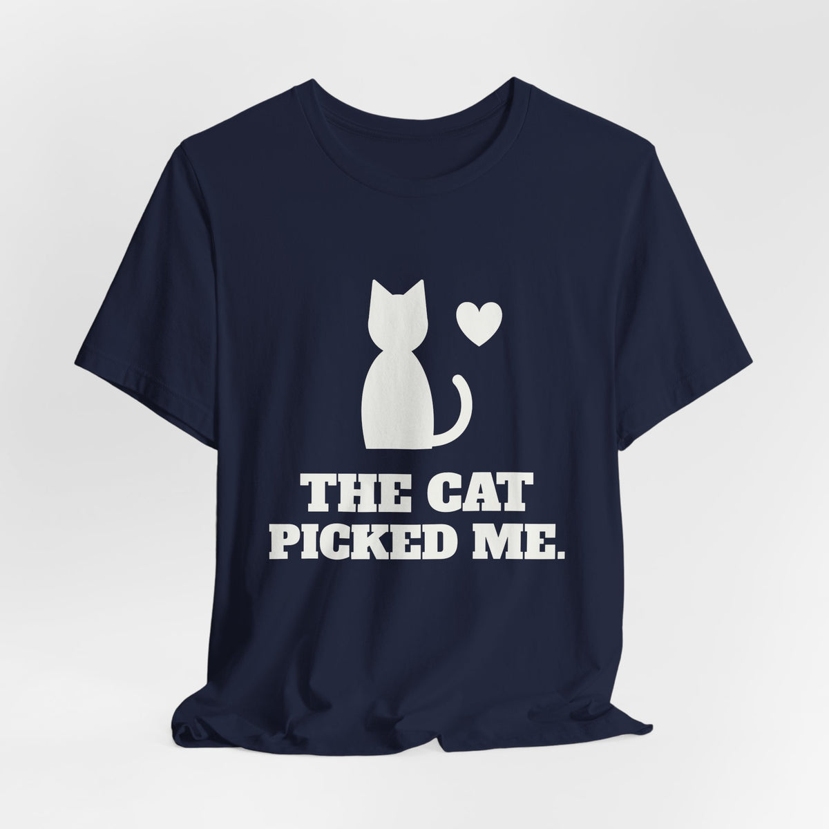 The Cat Picked Me Tee (Dark)