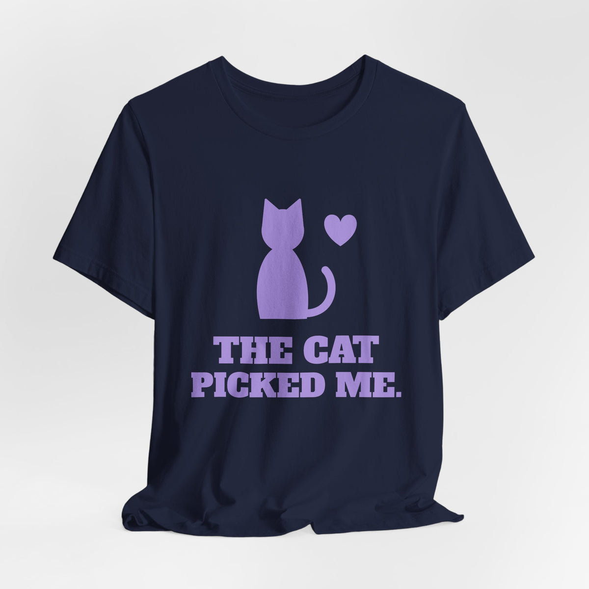 The Cat Picked Me Tee (Lavender)