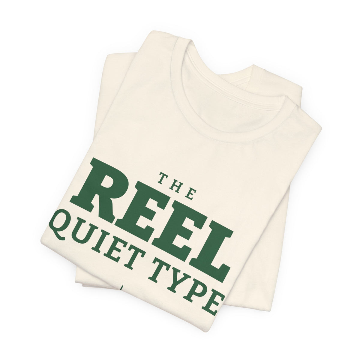 The Reel Quiet Type Tee (Forest Green Ink)