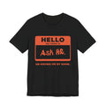 HR Knows Me by Name Tee (Orange Ink)
