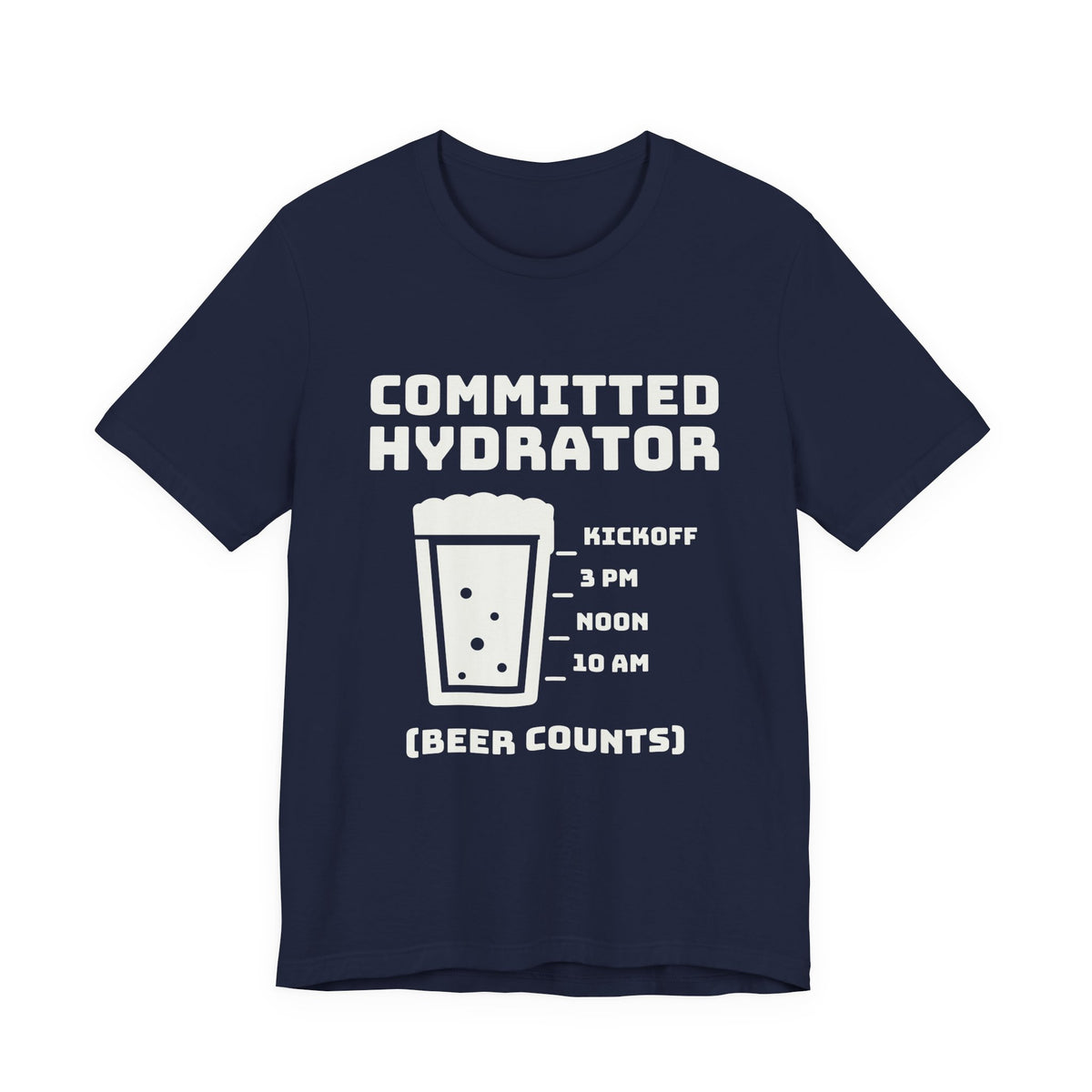 Committed Hydrator (Beer Counts) Tee (Dark)