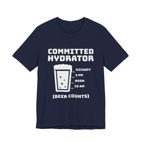 Committed Hydrator (Beer Counts) Tee (Dark)