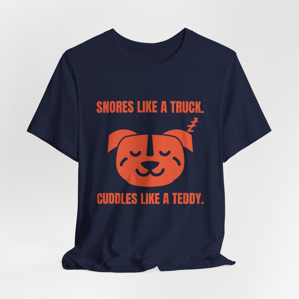 Snores Like a Truck Tee (Orange)