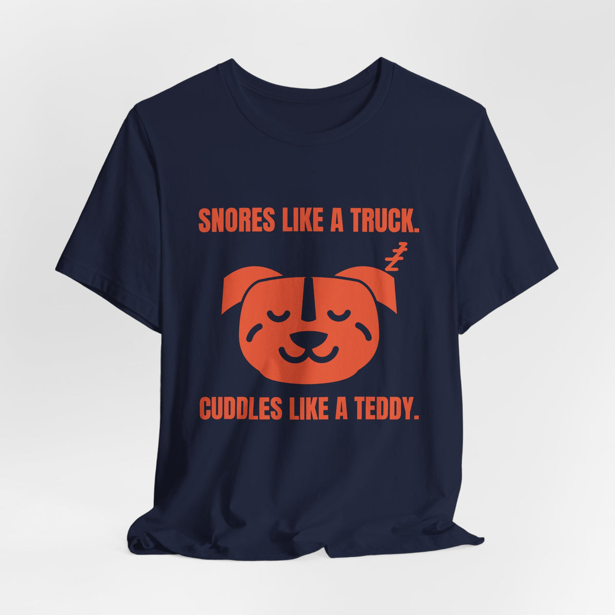 Snores Like a Truck Tee (Orange)