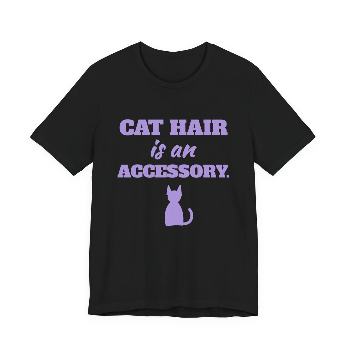 Cat Hair Is an Accessory Tee (Lavender)