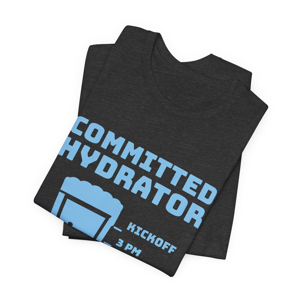Committed Hydrator (Beer Counts) Tee (Sky Blue Ink)