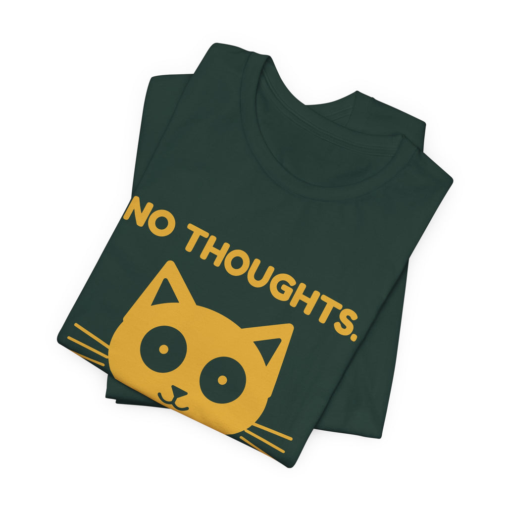 No Thoughts. Just Crimes. Tee (Gold Ink)