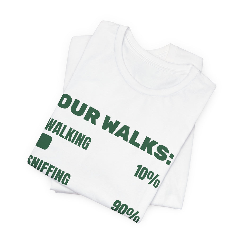 Our Walks: Sniffing 90% Tee (Forest Green Ink)