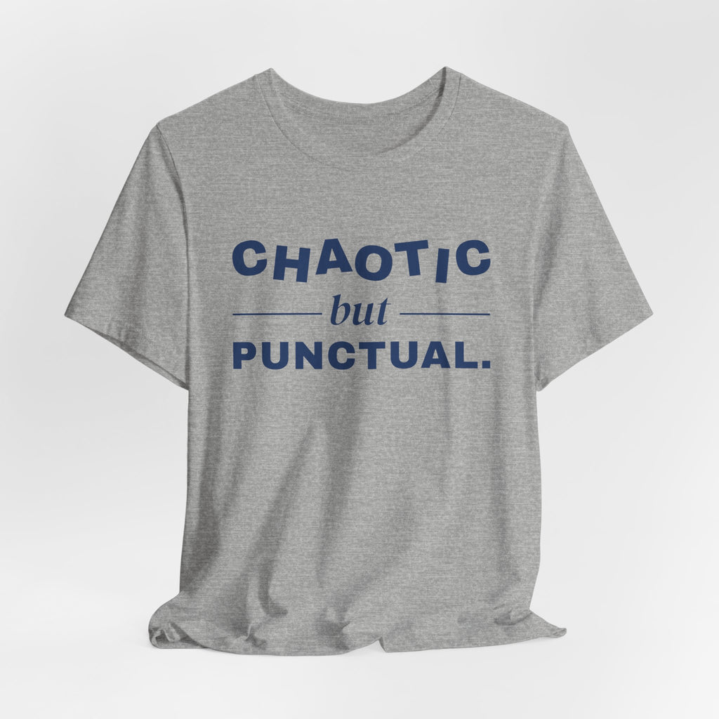 Chaotic but Punctual Tee (Navy Blue Ink)