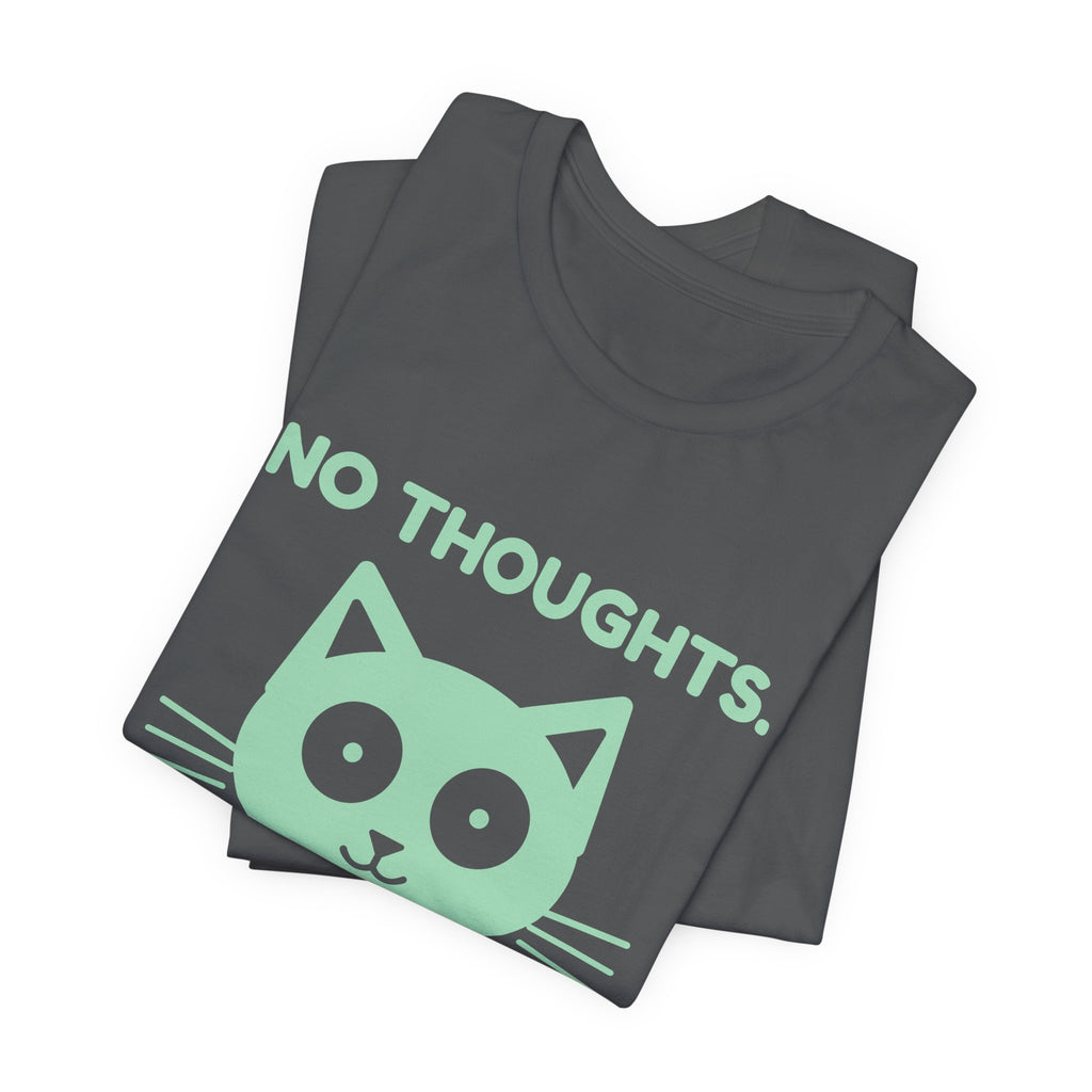 No Thoughts. Just Crimes. Tee (Mint Green Ink)