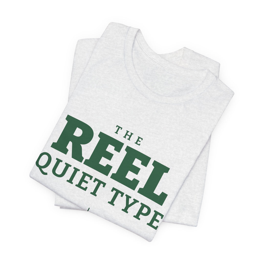 The Reel Quiet Type Tee (Forest Green Ink)