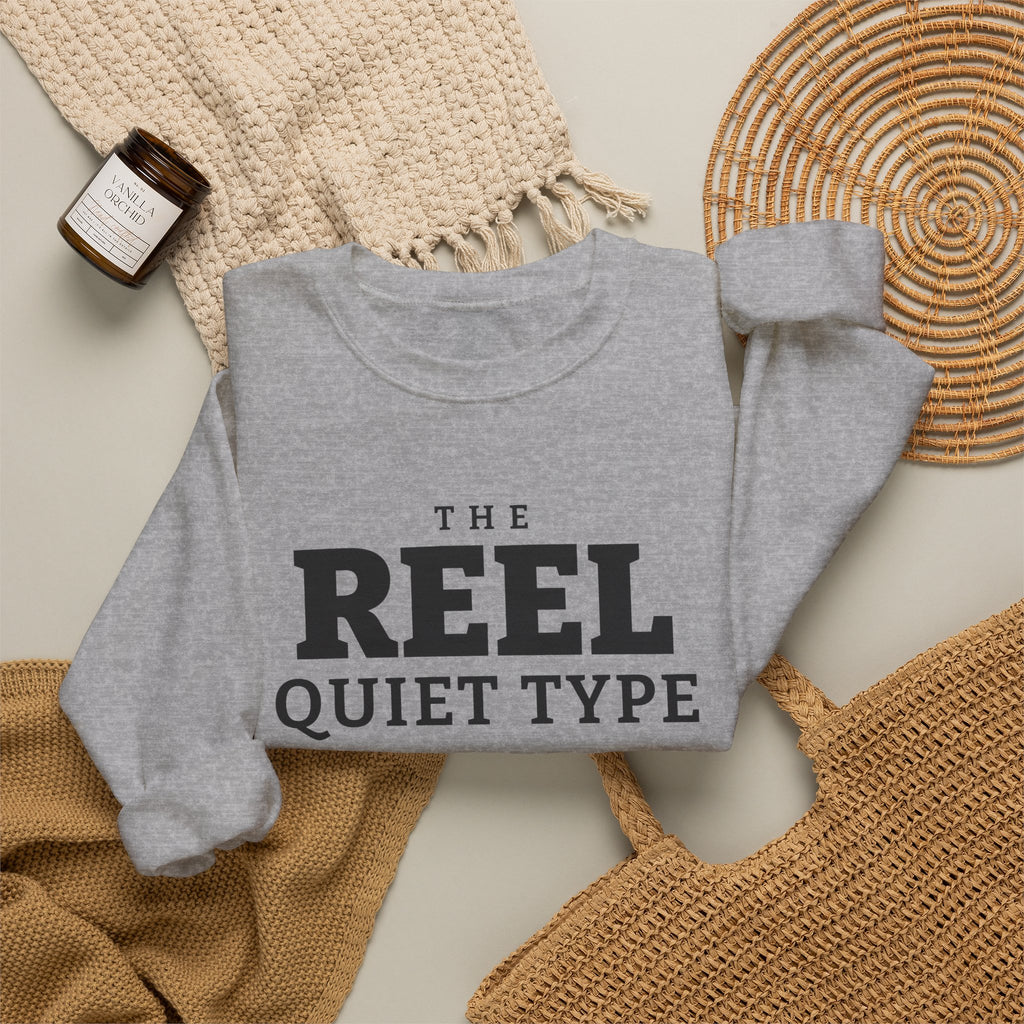 The Reel Quiet Type Crewneck Sweatshirt (Light)
