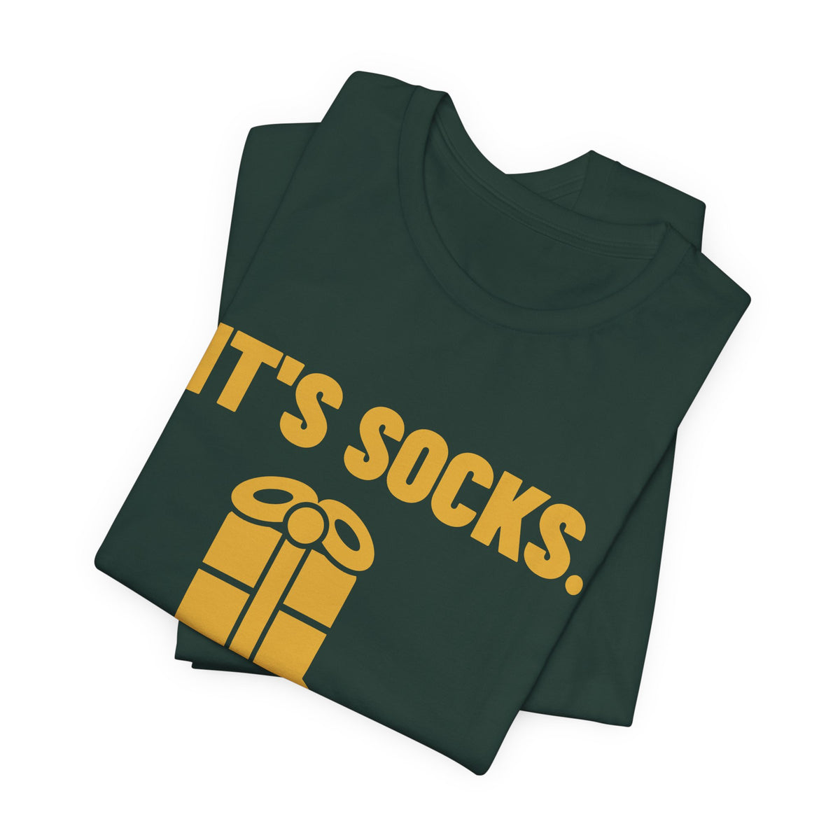 It's Socks I Can Tell Tee (Gold)