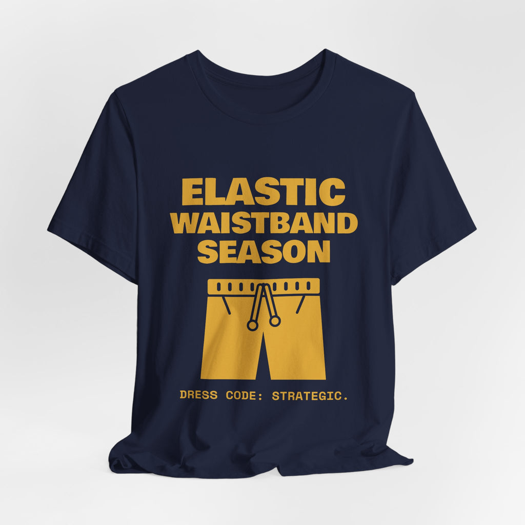 Elastic Waistband Season Tee (Gold)