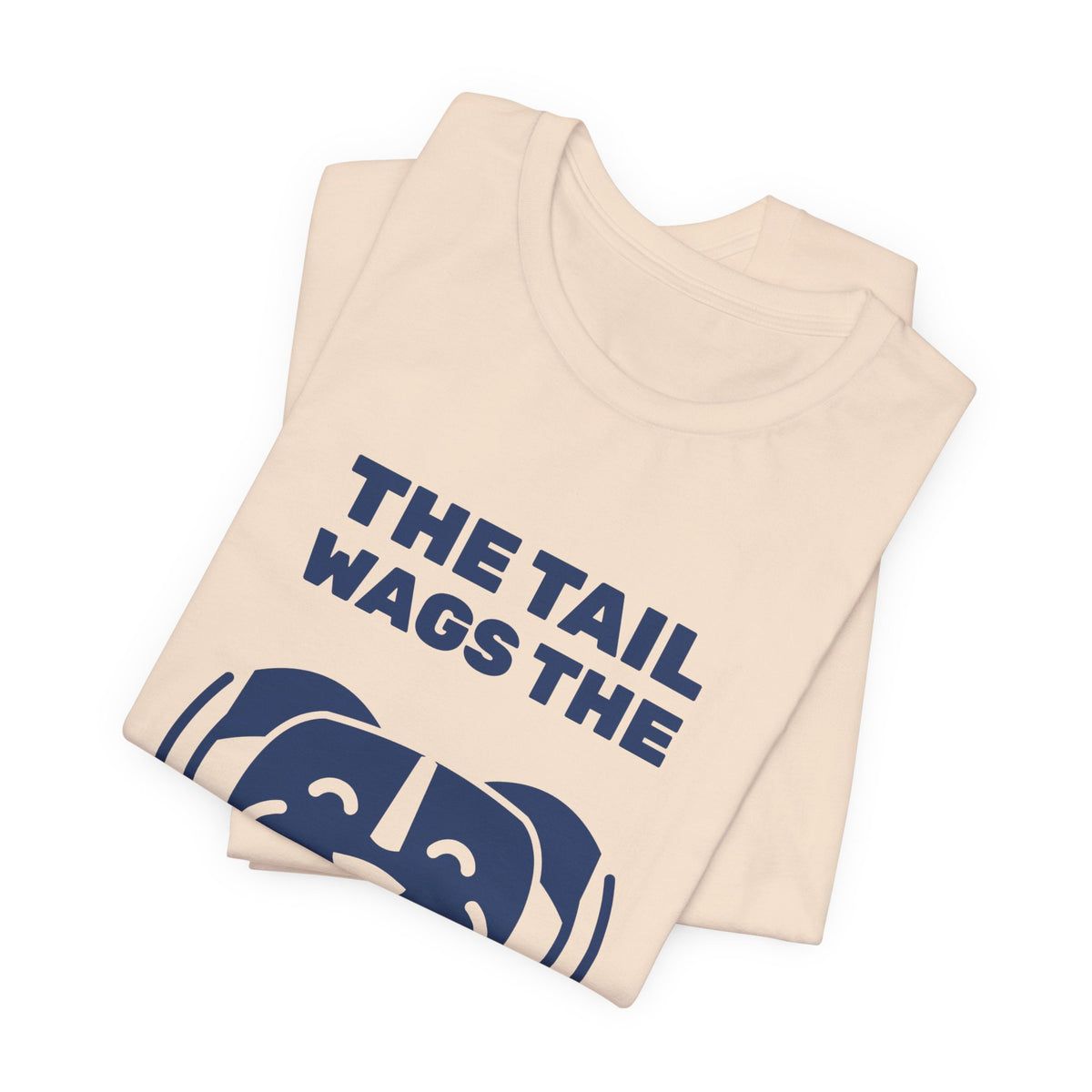 The Tail Wags the Whole Dog Tee (Navy Blue Ink)