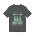 Leg Day Is a Myth Spread by Big Squat Tee (Mint Green Ink)