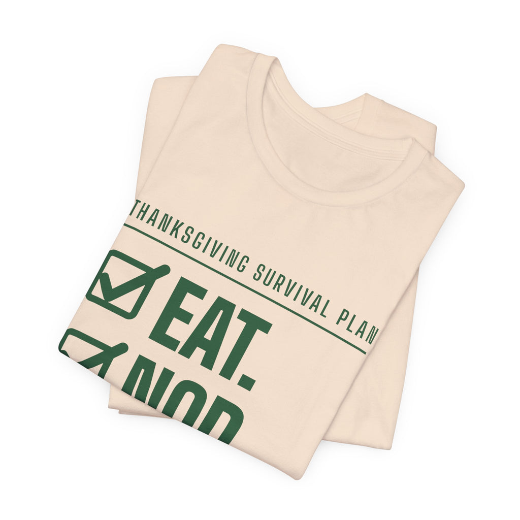 Eat. Nod. Leave. Tee (Forest Green Ink)