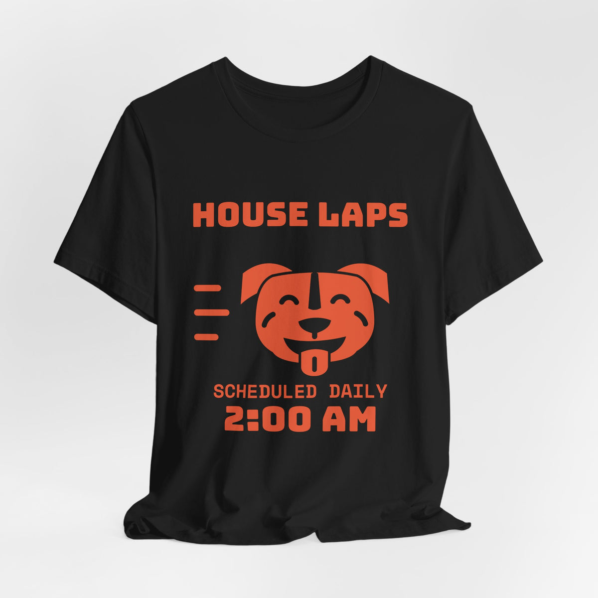 House Laps Scheduled Daily 2:00 AM Tee (Orange)