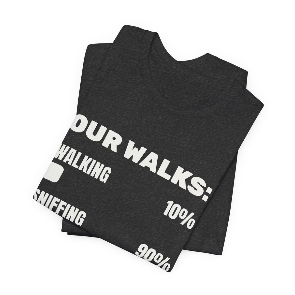 Our Walks: Sniffing 90% Tee (Dark)