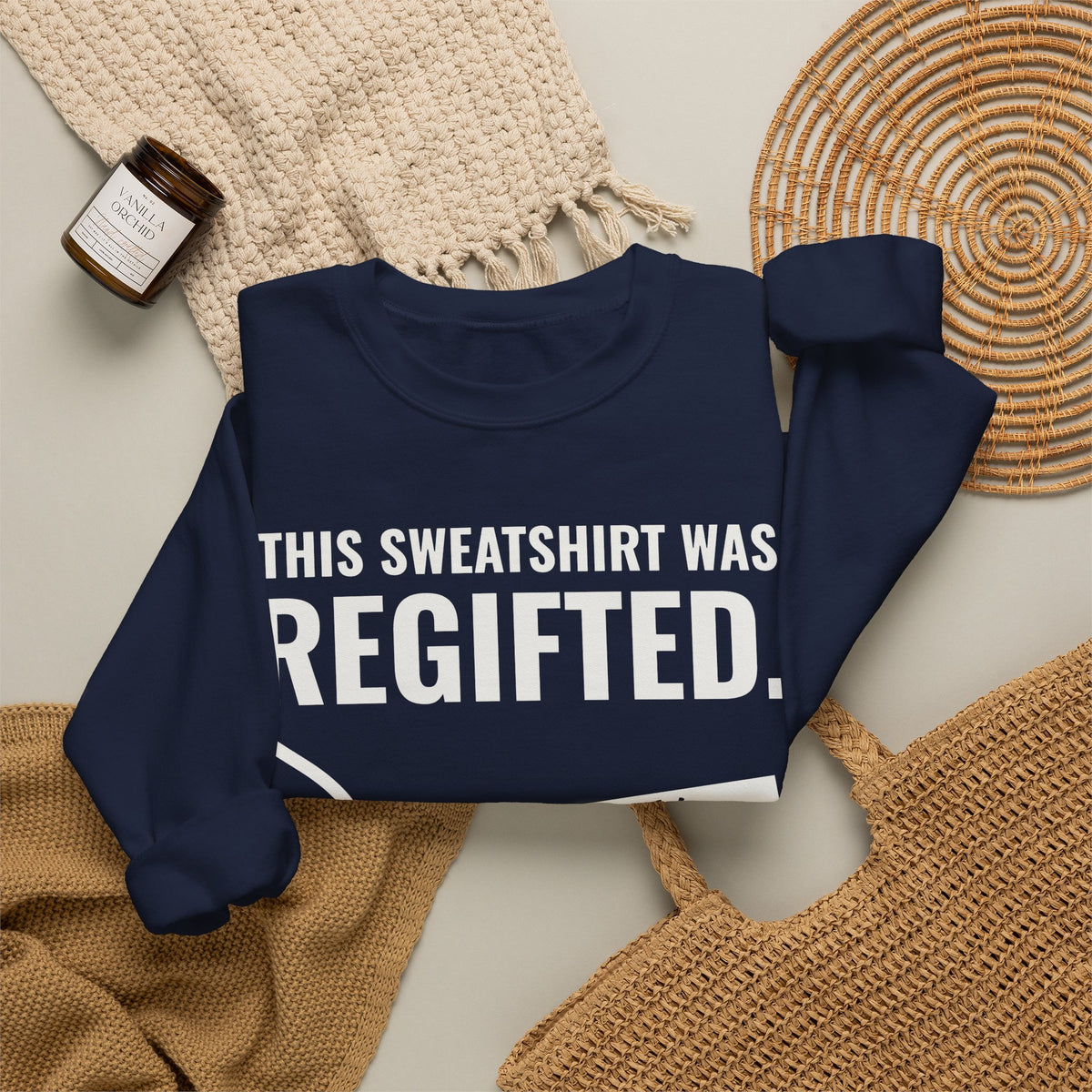 This Sweatshirt Was Regifted Crewneck Sweatshirt (Dark)
