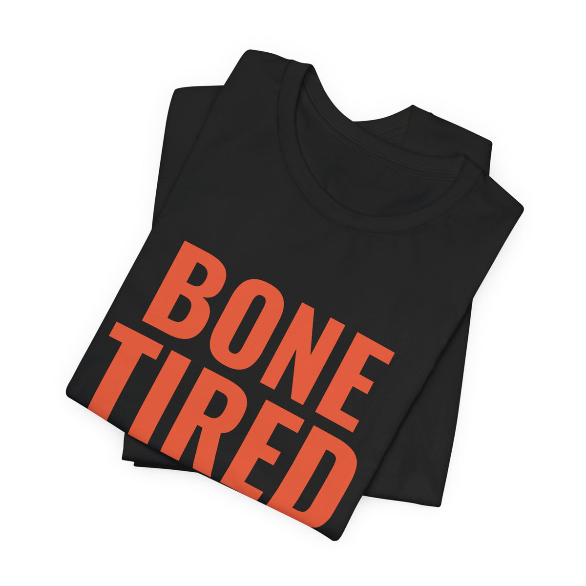 Bone Tired Tee (Black / Orange)