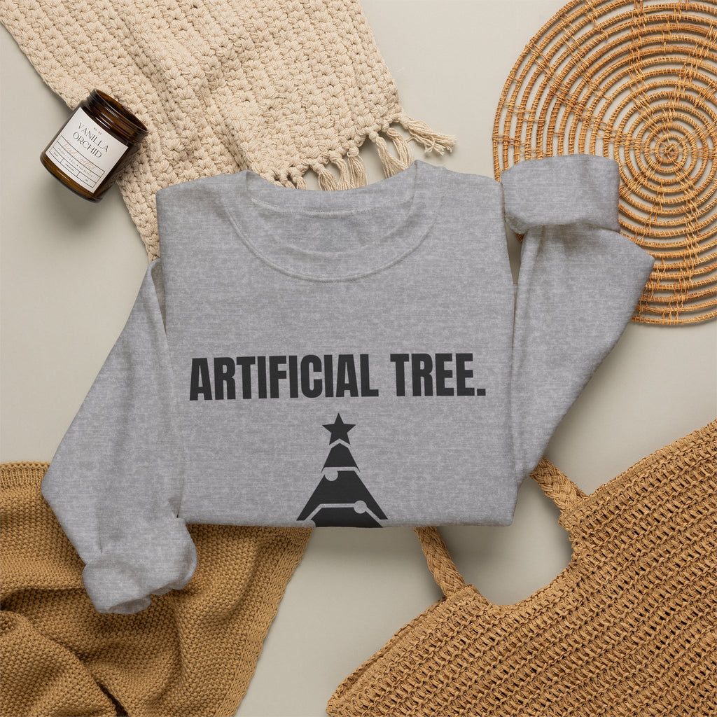 Artificial Tree Artificial Cheer Crewneck Sweatshirt (Light)