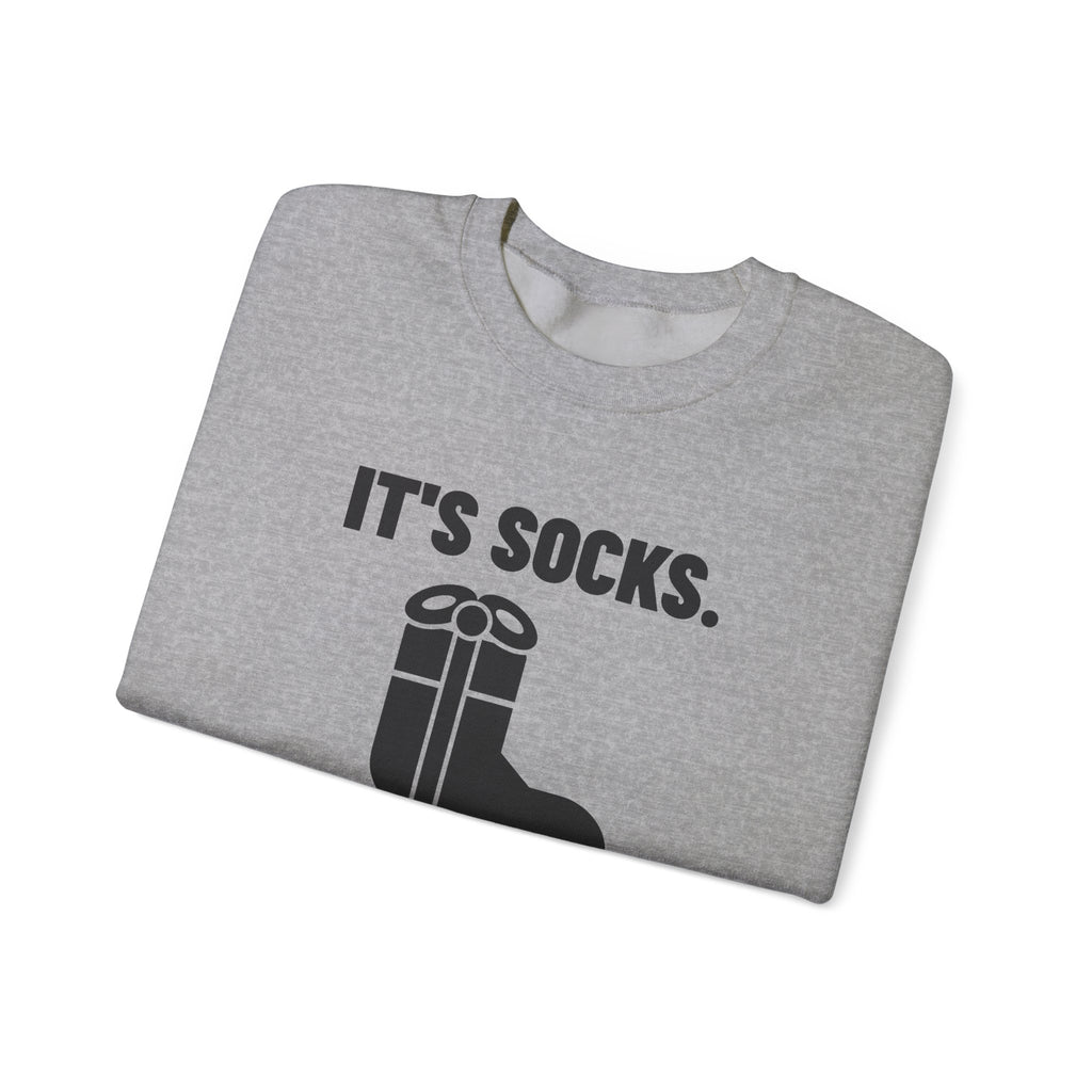 It's Socks I Can Tell Crewneck Sweatshirt (Light)