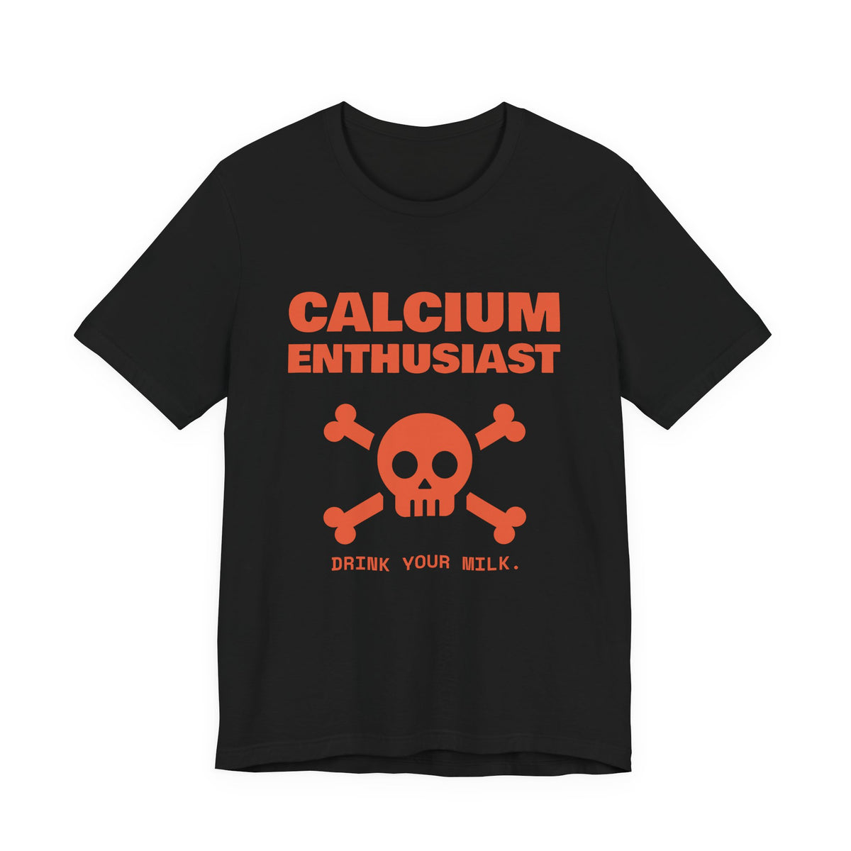 Calcium Enthusiast Tee (Black / Orange)