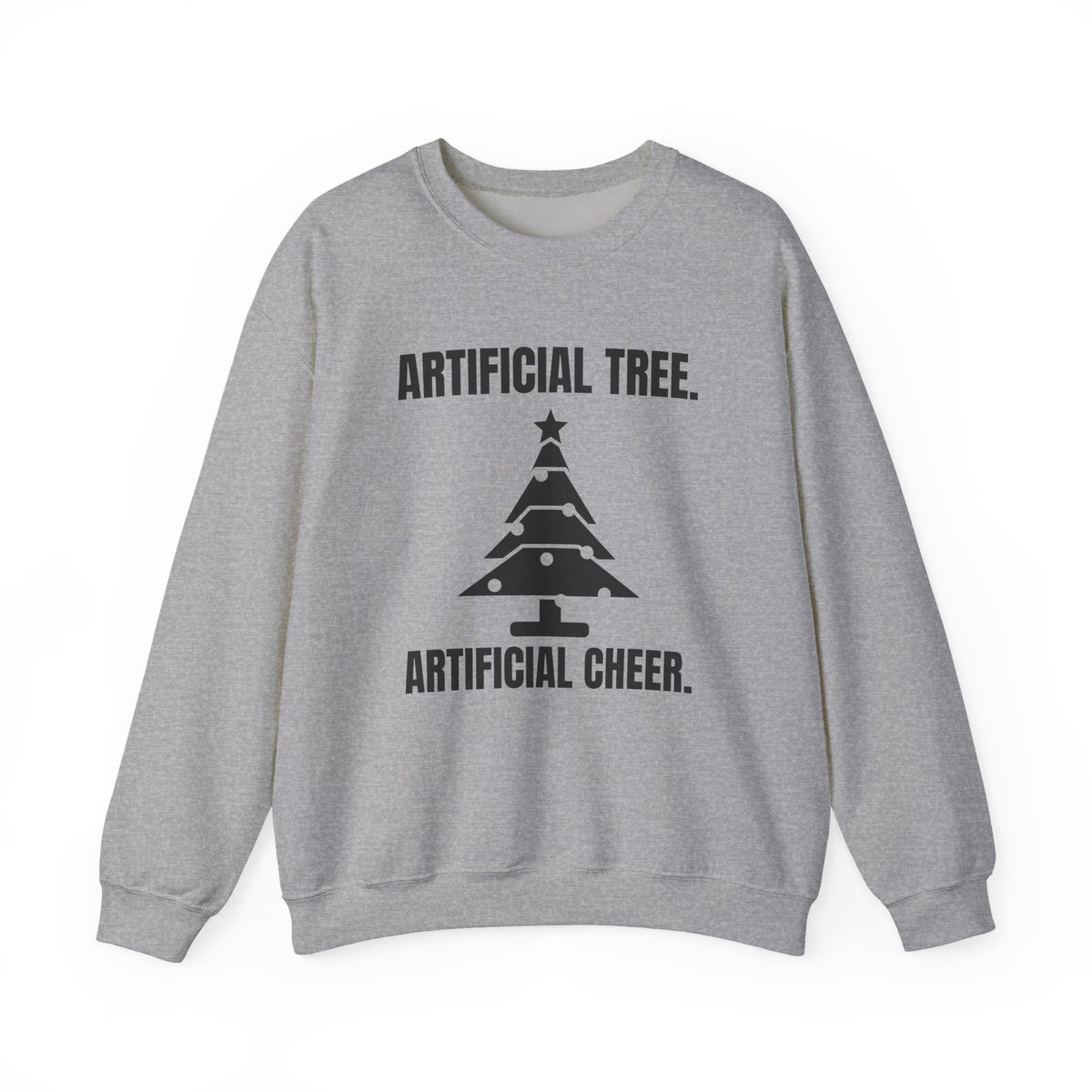 Artificial Tree Artificial Cheer Crewneck Sweatshirt (Light)
