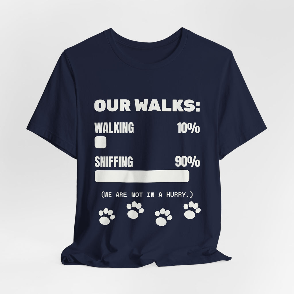 Our Walks: Sniffing 90% Tee (Dark)