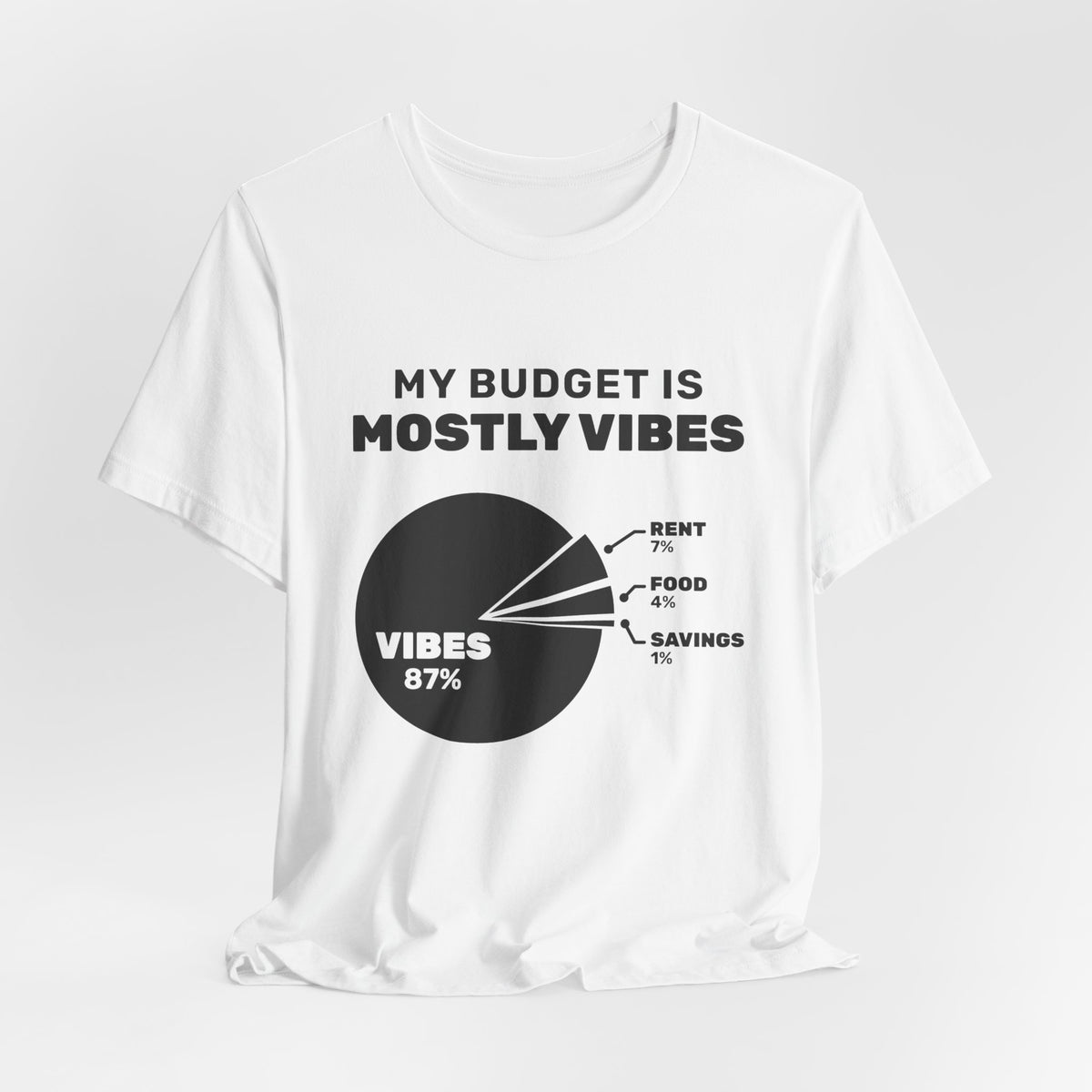 My Budget Is Mostly Vibes Tee (Light)