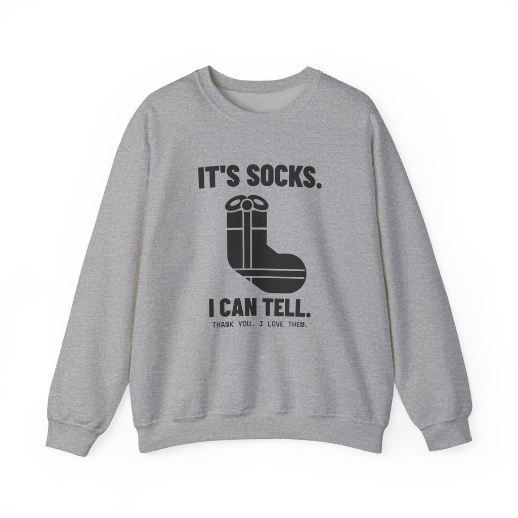 It's Socks I Can Tell Crewneck Sweatshirt (Light)
