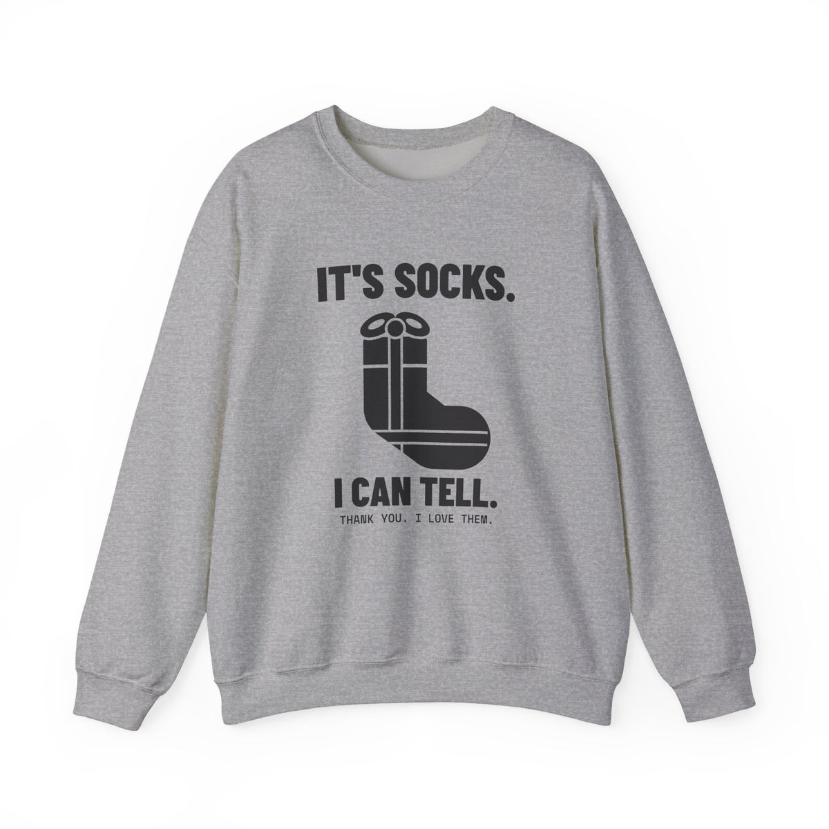 It's Socks I Can Tell Crewneck Sweatshirt (Light)