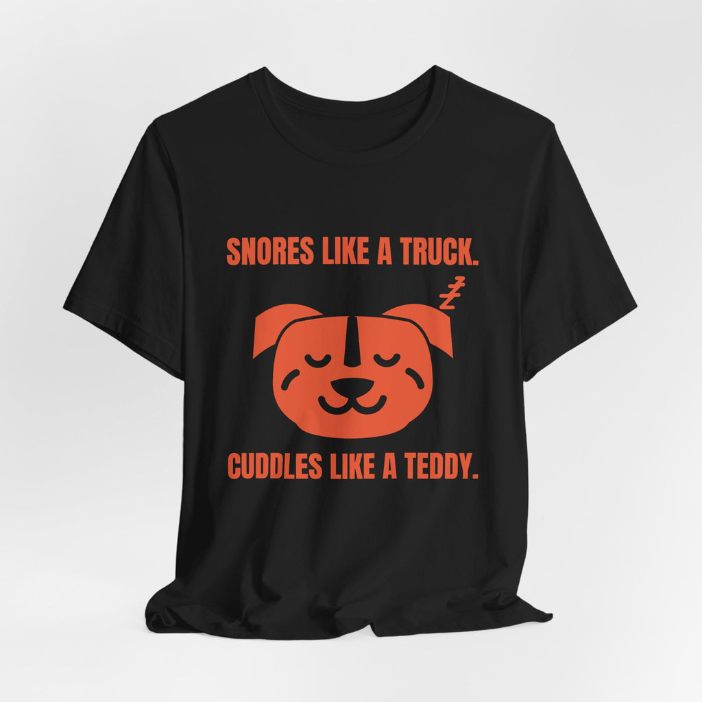 Snores Like a Truck Tee (Orange)