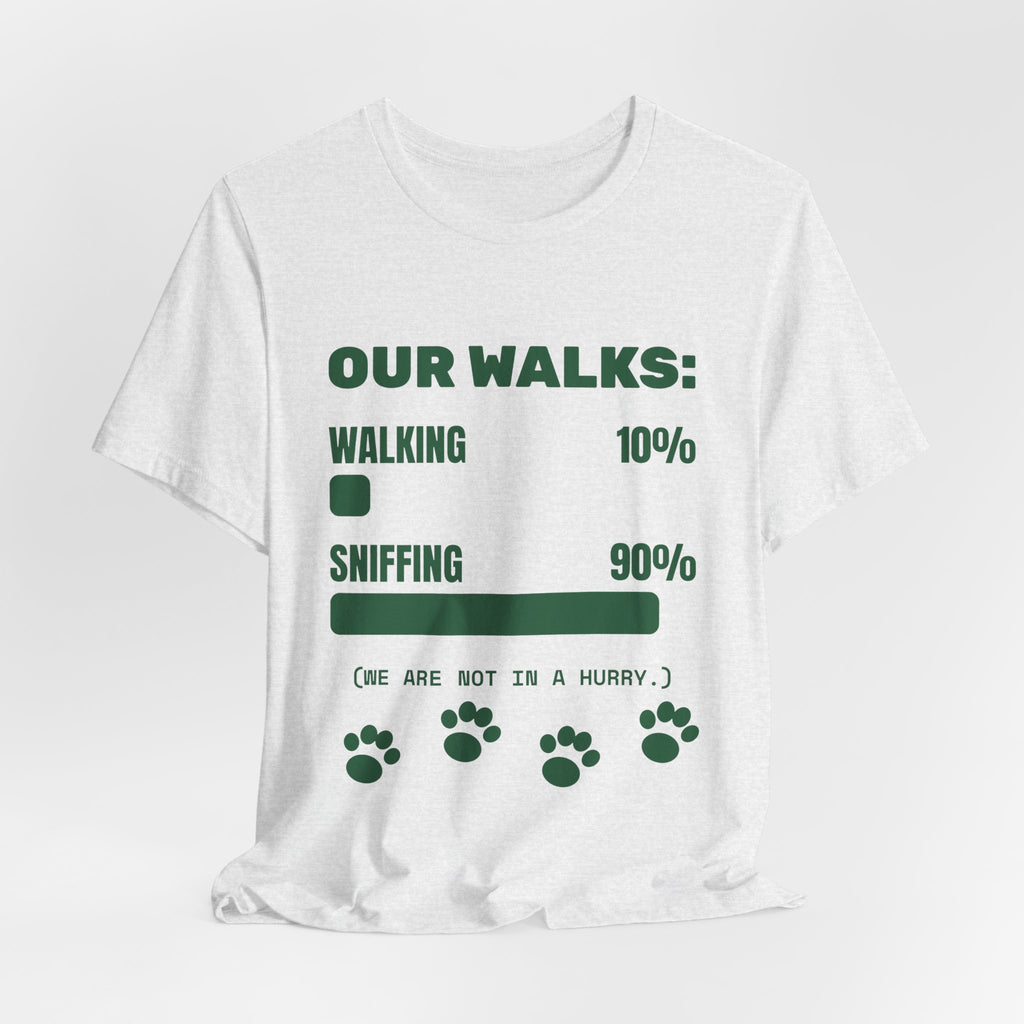 Our Walks: Sniffing 90% Tee (Forest Green Ink)