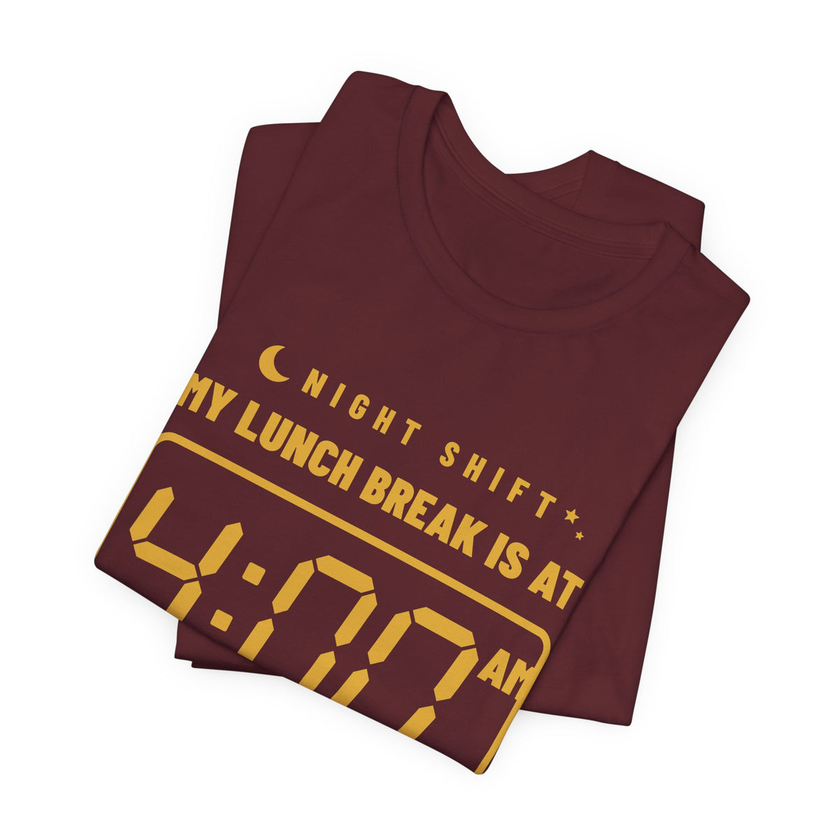 My Lunch Break Is at 4 AM Tee (Gold Ink)