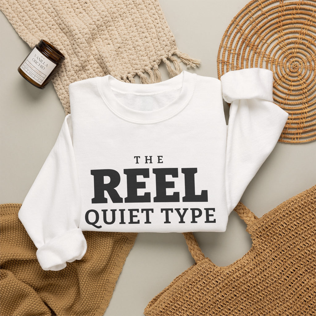 The Reel Quiet Type Crewneck Sweatshirt (Light)