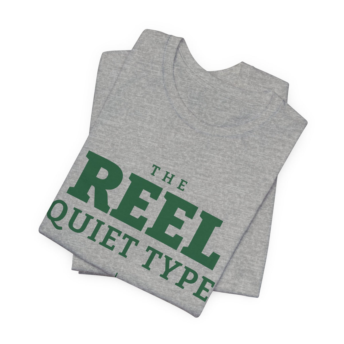 The Reel Quiet Type Tee (Forest Green Ink)