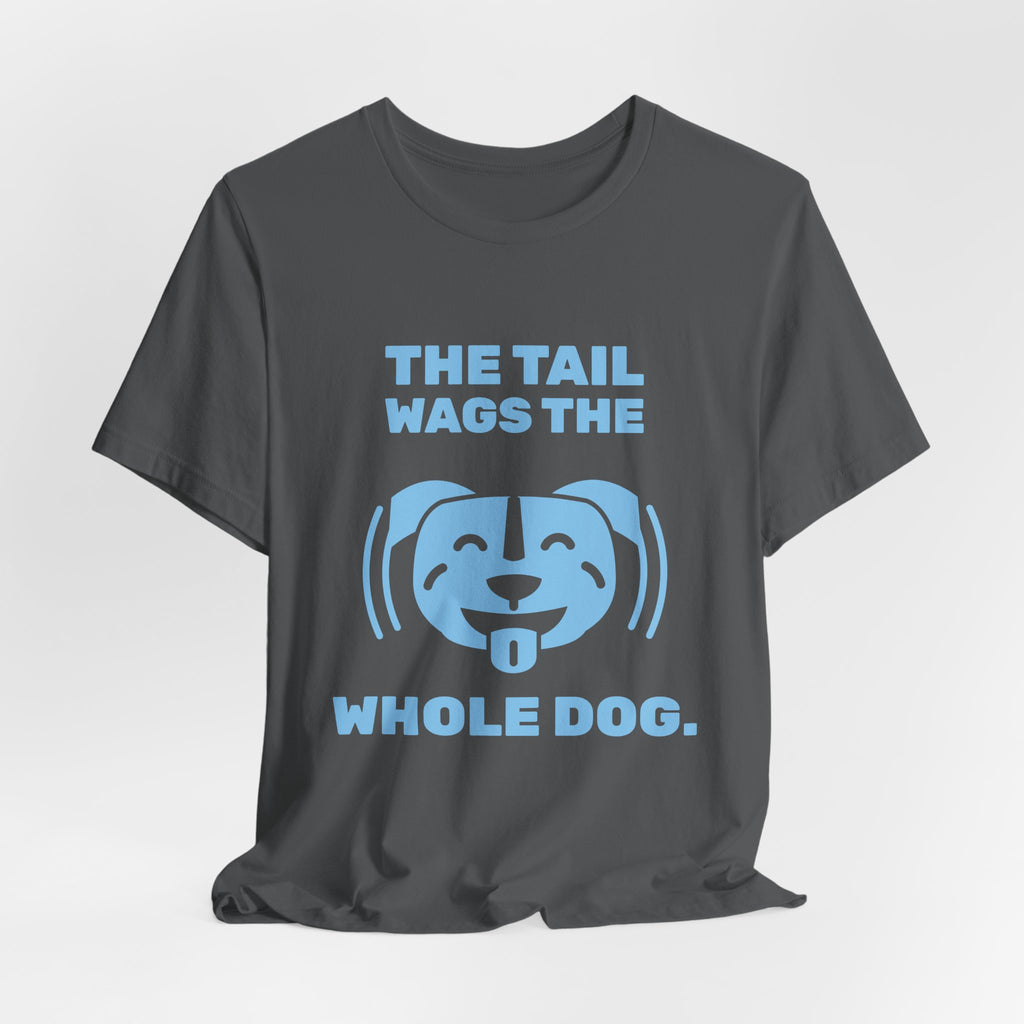 The Tail Wags the Whole Dog Tee (Sky Blue Ink)