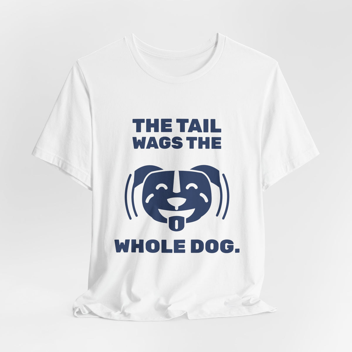 The Tail Wags the Whole Dog Tee (Navy Blue Ink)