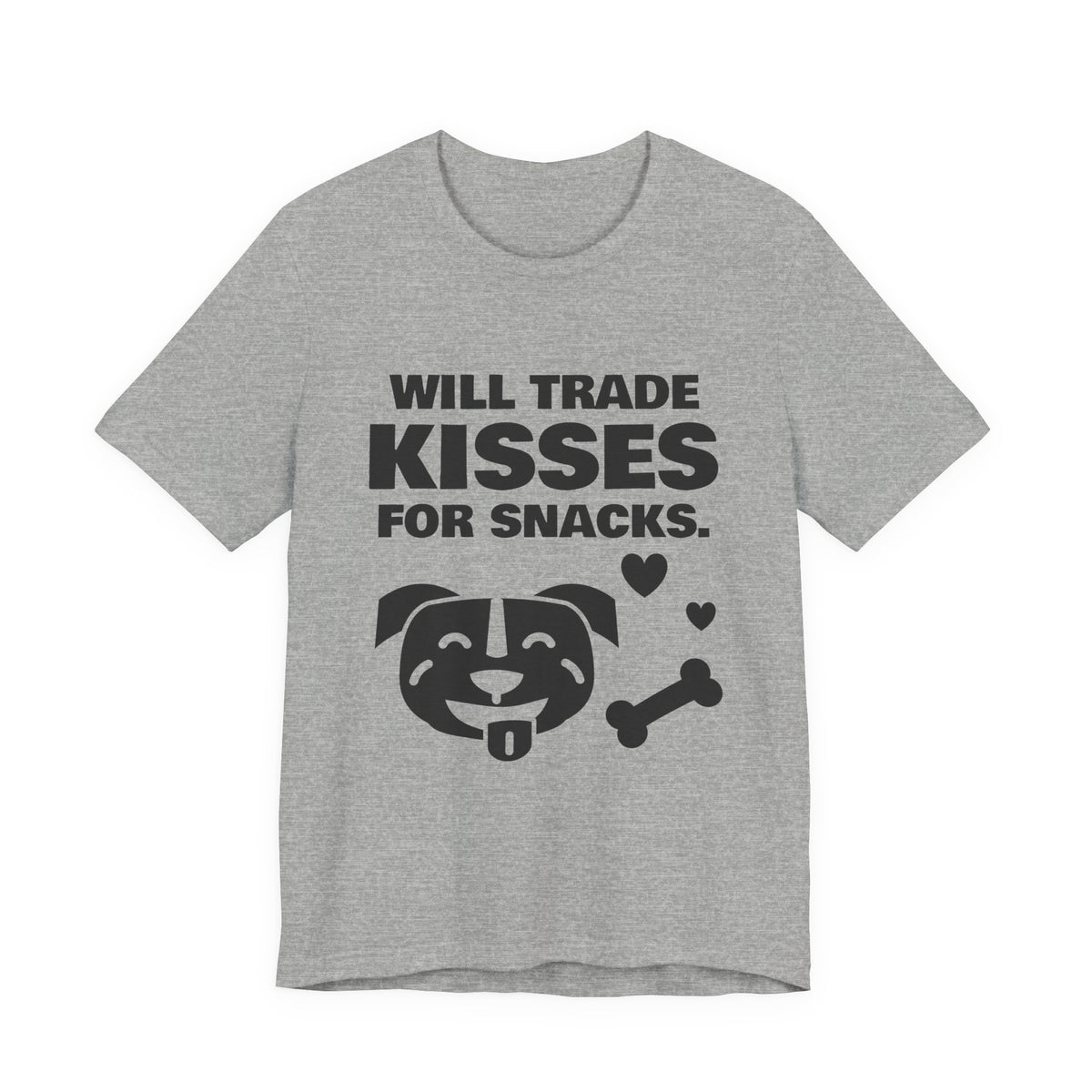 Will Trade Kisses for Snacks Tee (Light)