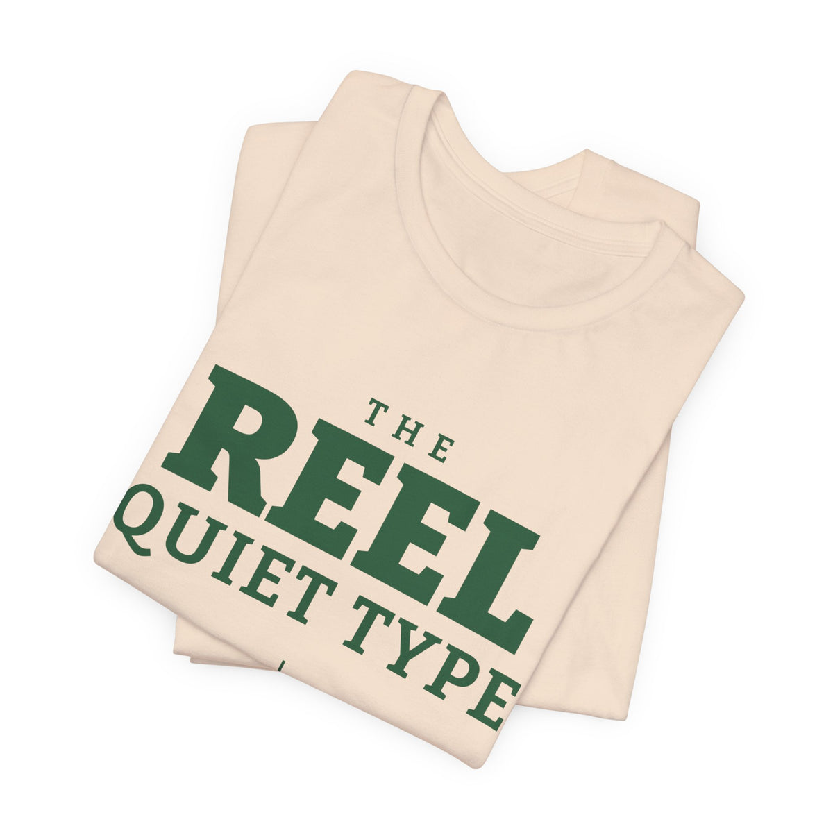 The Reel Quiet Type Tee (Forest Green Ink)