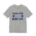 Cute Fit. Heavy Lift Tee (Navy Blue Ink)