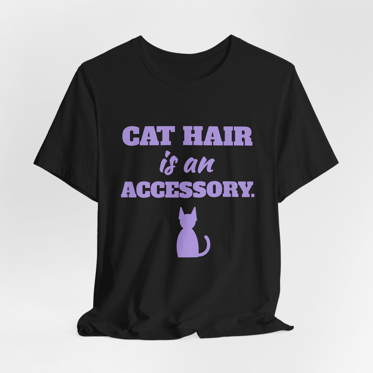 Cat Hair Is an Accessory Tee (Lavender)