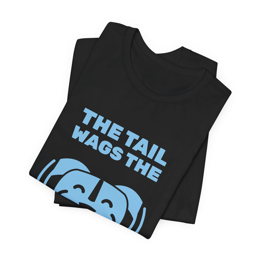 The Tail Wags the Whole Dog Tee (Sky Blue Ink)