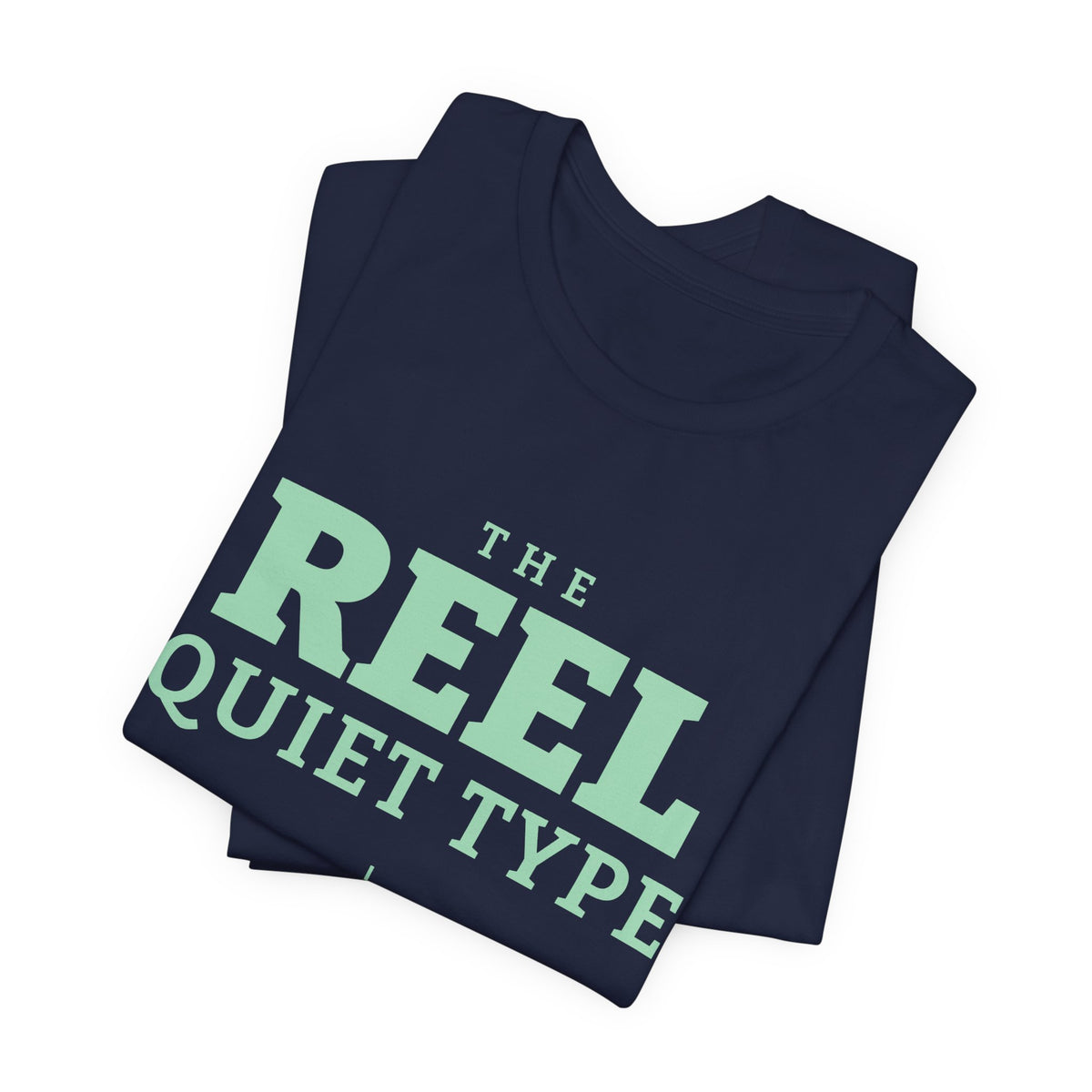 The Reel Quiet Type Tee (Mint Green Ink)