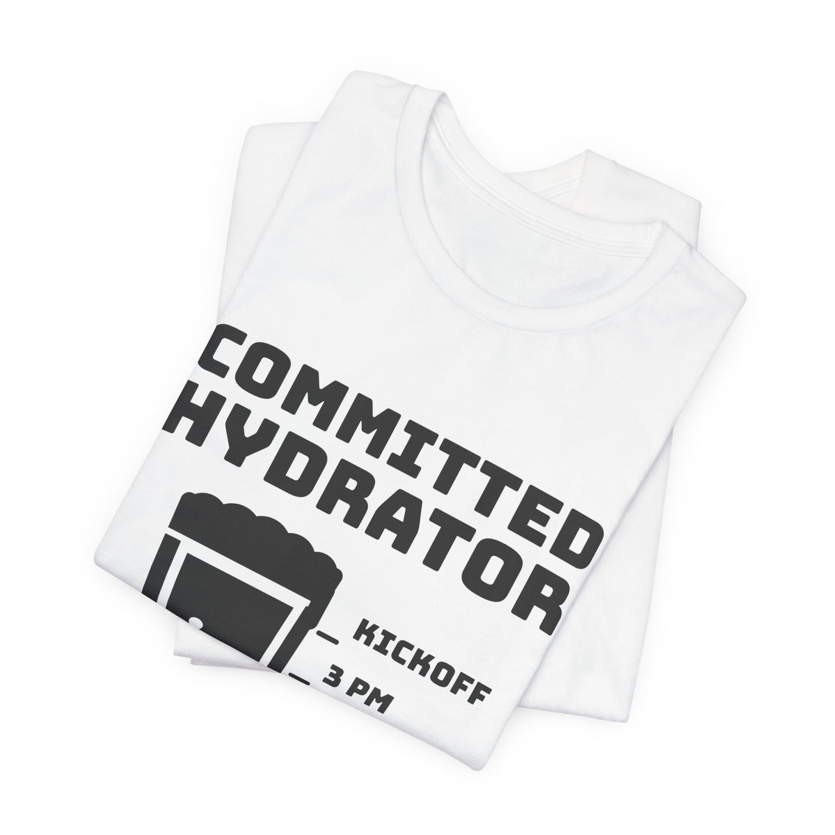 Committed Hydrator (Beer Counts) Tee (Light)